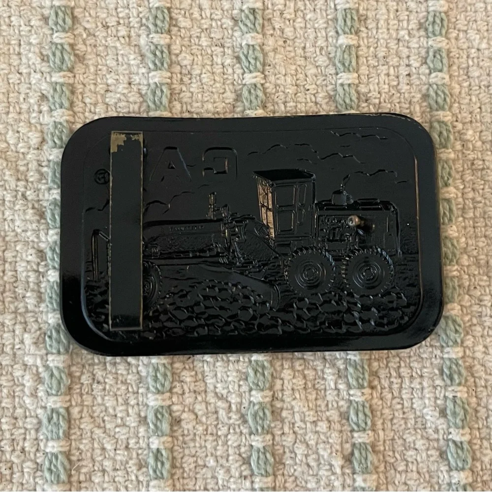 Kids - CAT Belt Buckle - Caterpillar - Road Grader